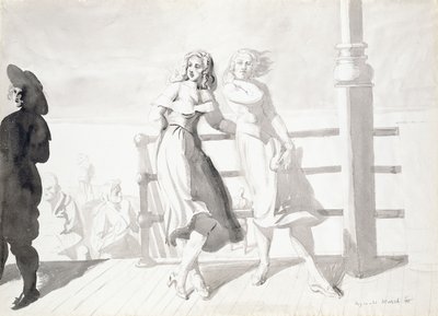Sur la promenade - Reginald Marsh