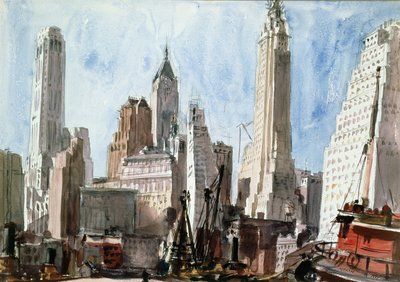 Gratte-ciel - Reginald Marsh