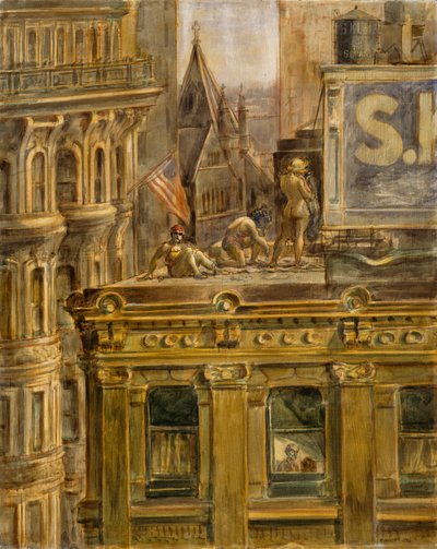 Vue de ma fenêtre - Reginald Marsh