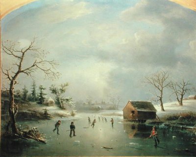 Étang de patinage à Morristown, New Jersey - Regis Francis Gignoux