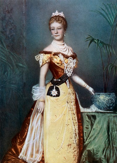 Auguste Viktoria, impératrice allemande, fin du 19ème siècle - Reichard and Lindner