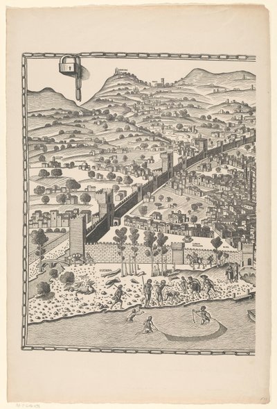 Vue de Florence (partie gauche) - Reichsdruckerei