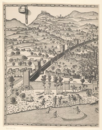 Vue de Florence (partie gauche) - Reichsdruckerei