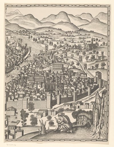 Vue de Florence (partie droite) - Reichsdruckerei
