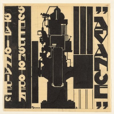 Avance stationnaire & moteurs de navires - Reijer Stolk (signed by artist)