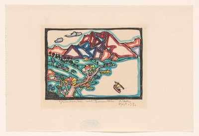 Gmünder See mit Traunstein - Reijer Stolk (signed by artist)