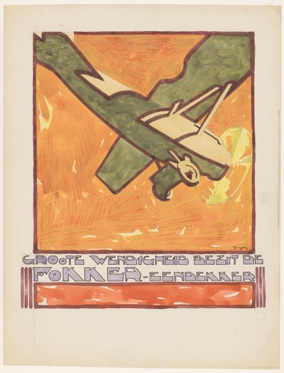 Groote wendigheid bezit de Fokker-eendekker - Reijer Stolk