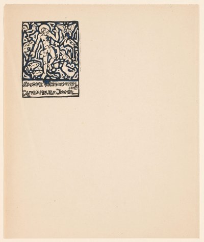 Carte de Noël avec figure humaine et animaux - Reijer Stolk