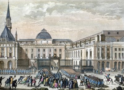 Bailly au Parlement de Paris. 1794-1804 (gravure) - Reiner Vinkeles
