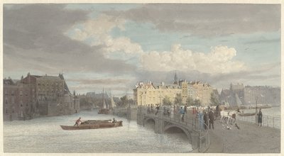 Vue du pont Halvemaansbrug sur l