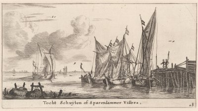 "Tocht Schuiten" ou bateaux de pêche de Spaarndam - Reinier Nooms, called Zeeman