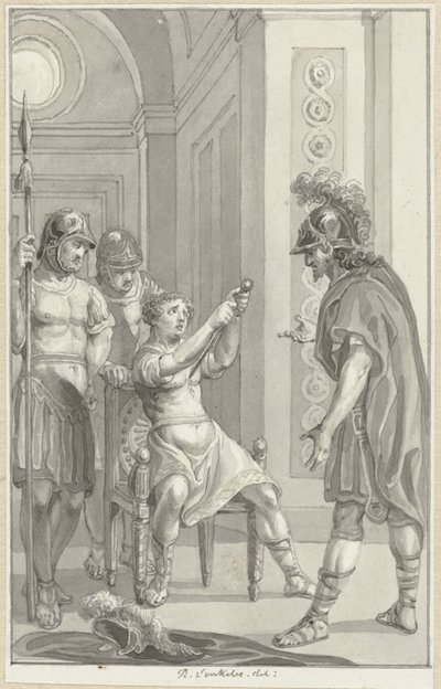 La mort de Gemellus - Reinier Vinkeles (I)