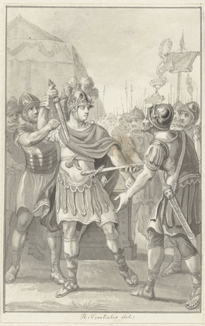 Germanicus prête serment à Tibère - Reinier Vinkeles (I)