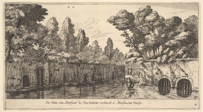 Le Jardin de M. de Nue en dehors de la banlieue de S. Marceau près de Paris, XVIIe siècle - Reinier Zeeman