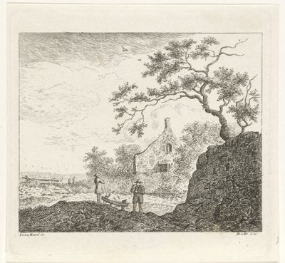 Paysage avec figures - Reinierus Albertus Ludovicus baron van Isendoorn à Blois