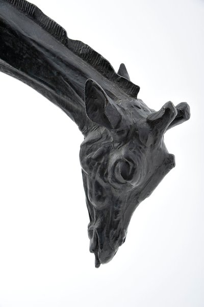 Grande girafe avec tête baissée, modelée 1909-10, coulée avant 1913 - Rembrandt Bugatti