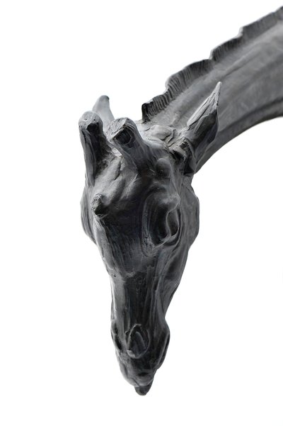 Grande girafe avec tête baissée, modelée 1909-10, coulée avant 1913 - Rembrandt Bugatti