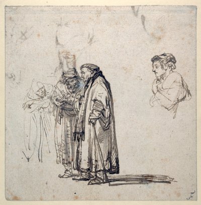 Un groupe de savants âgés et, séparément, le profil d