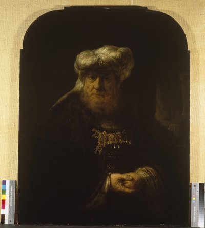 Un homme en costume oriental, vers 1639 - Rembrandt Harmensz. van Rijn