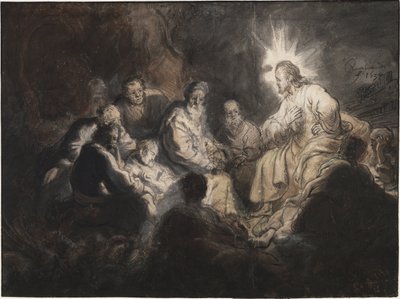 Christ et ses disciples dans le jardin de Gethsémani - Rembrandt Harmensz. van Rijn