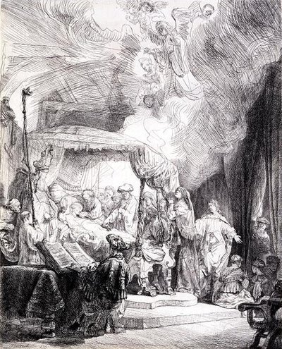 La mort de la Vierge - Rembrandt Harmensz. van Rijn