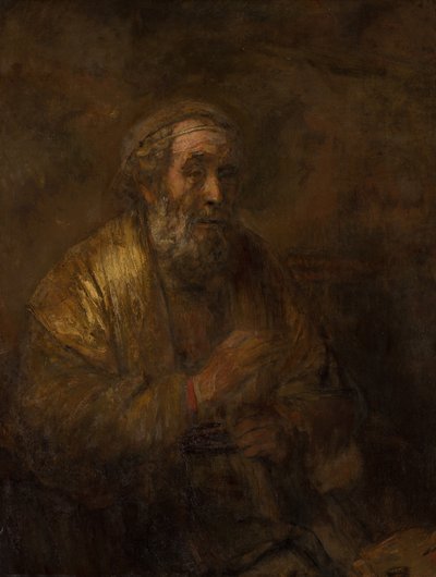 Homère dictant à un clerc - Rembrandt van Rijn