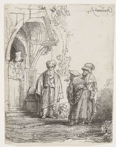 Jacob et Laban - Rembrandt van Rijn