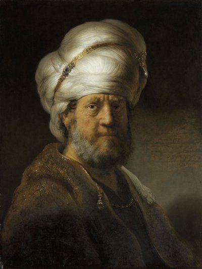 Homme en costume oriental - Rembrandt van Rijn