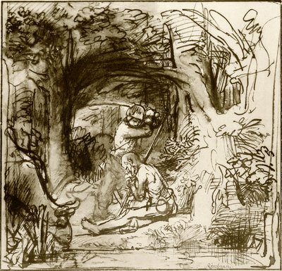 Mercure tue Argus - Rembrandt Harmensz. van Rijn