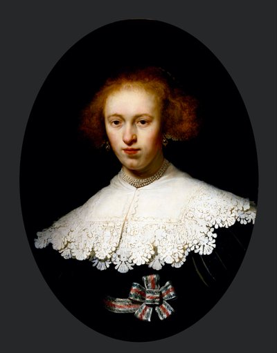 Portrait de jeune femme - Rembrandt van Rijn