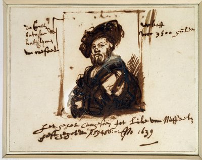 Portrait de Baldassare Castiglione - Rembrandt van Rijn