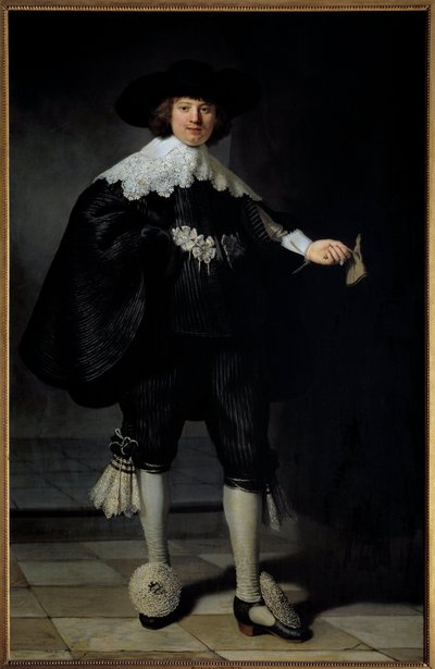 Portrait de Maertens Soolmans - Rembrandt van Rijn