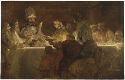 La conspiration des Bataves sous Claudius Civilis, vers 1666 - Rembrandt van Rijn