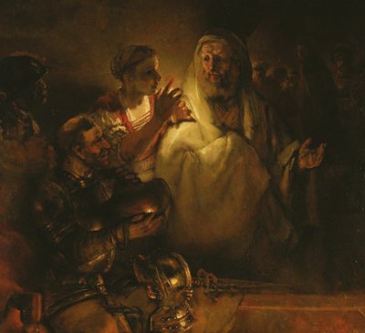 Le Renoncement de Saint Pierre - Rembrandt van Rijn
