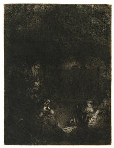 La Mise au tombeau, vers 1654 - Rembrandt Harmensz. van Rijn