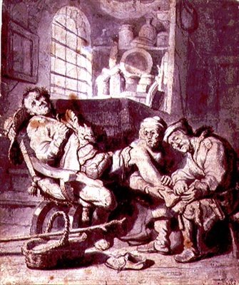 Le pied foulé - Rembrandt Harmensz. van Rijn