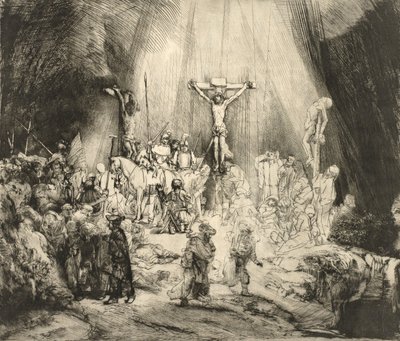 Les Trois Croix - Rembrandt van Rijn