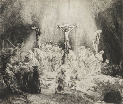 Les Trois Croix - Rembrandt van Rijn