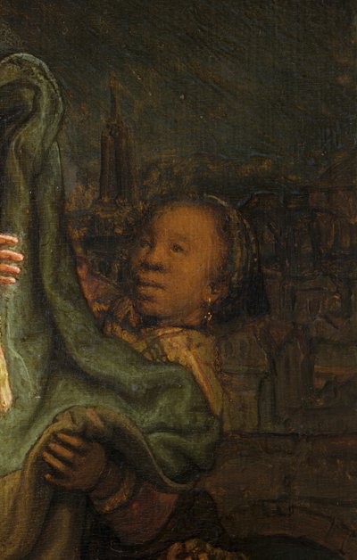 La Visitation (détail) - Rembrandt van Rijn