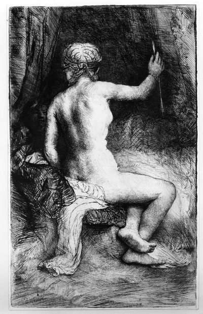 La Femme à la Flèche - Rembrandt van Rijn