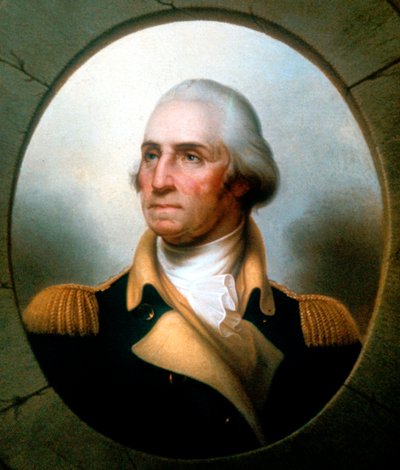 George Washington 1732-99, premier président des États-Unis 1789-97 - Rembrandt Peale