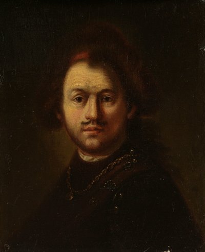 Portrait de Rembrandt Harmensz. van Rijn - Rembrandt van Rijn (follower of)