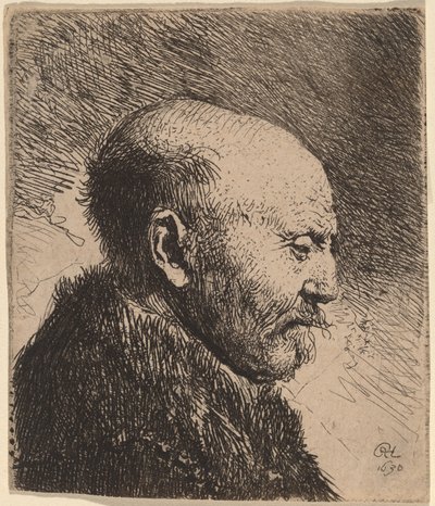 Un Homme Chauve de Profil (Le Père de l