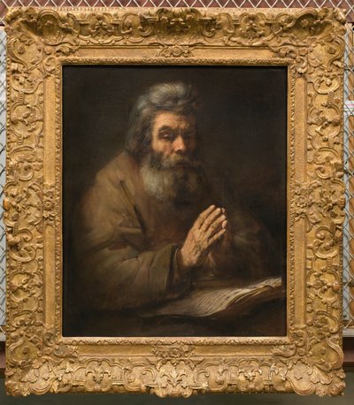 Un homme barbu portant un chapeau, vers 1655-1660 - Rembrandt van Rijn