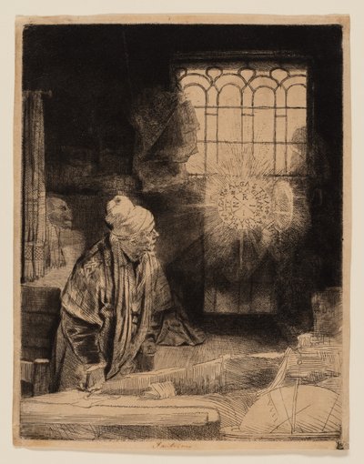 Un érudit dans son étude (Faust) - Rembrandt van Rijn
