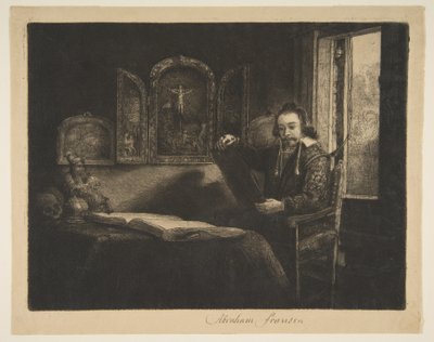 Abraham Francen, apothicaire, vers 1656 - Rembrandt van Rijn