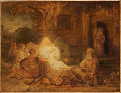 Abraham reçoit les trois anges, 1646 - Rembrandt van Rijn