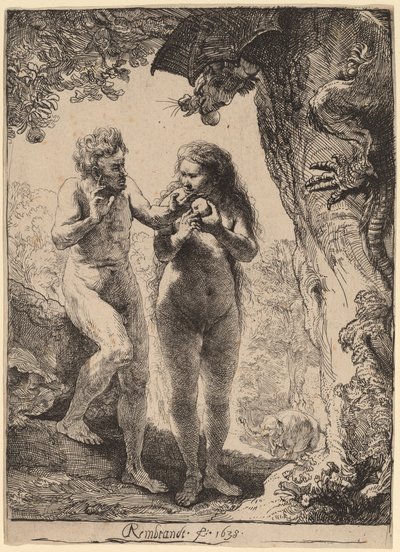 Adam et Ève - Rembrandt van Rijn