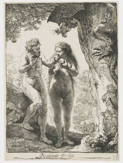 Adam et Ève - Rembrandt van Rijn