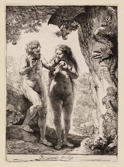 Adam et Eve - Rembrandt van Rijn